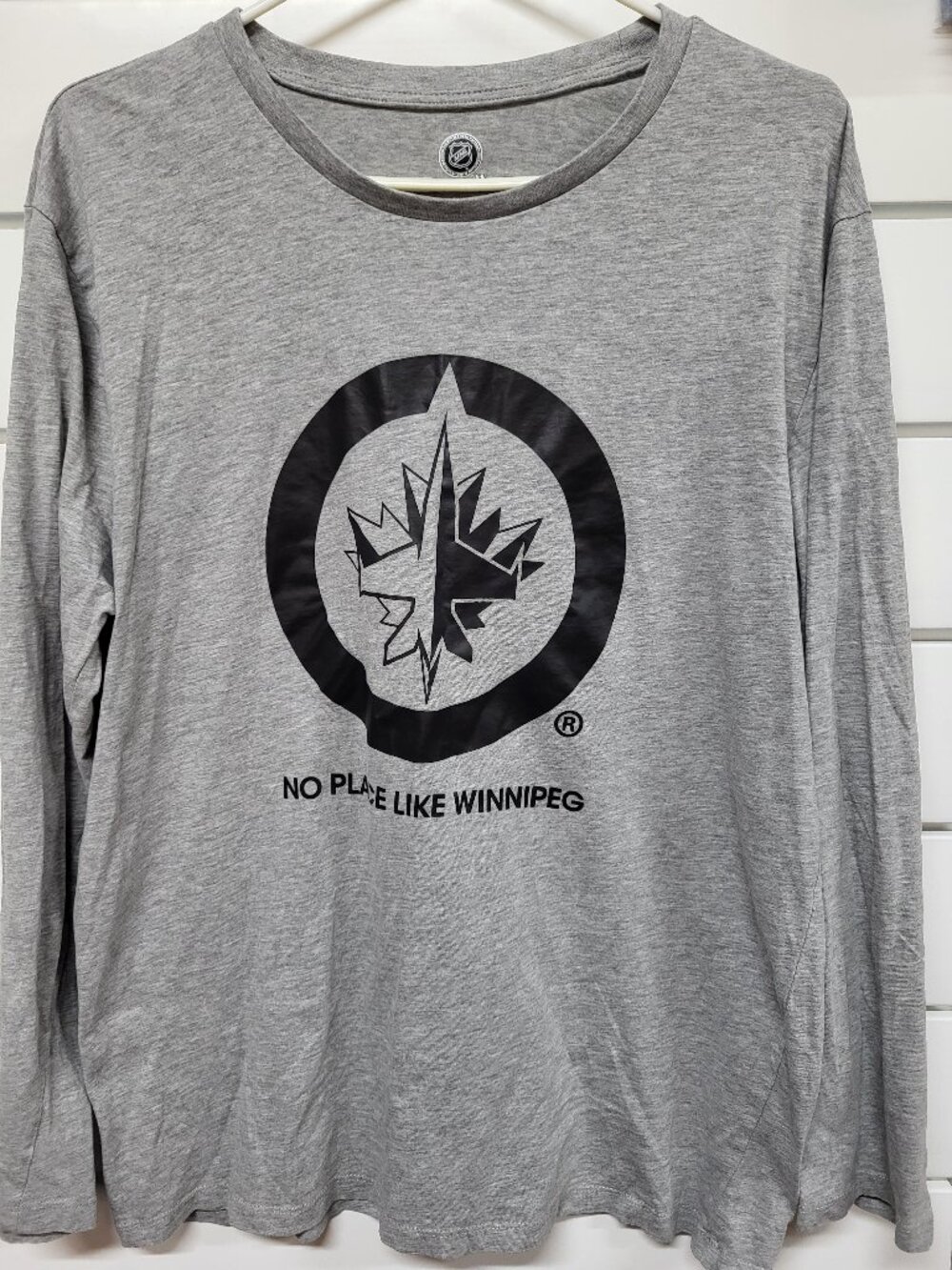 NHL Winnipeg Jets NO PLACE LIKE WINNIPEG Tee - Size Large